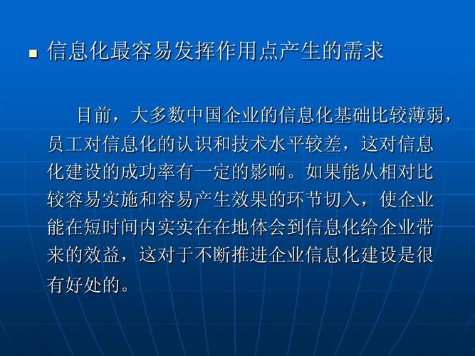 企业信息化需求分析ppt